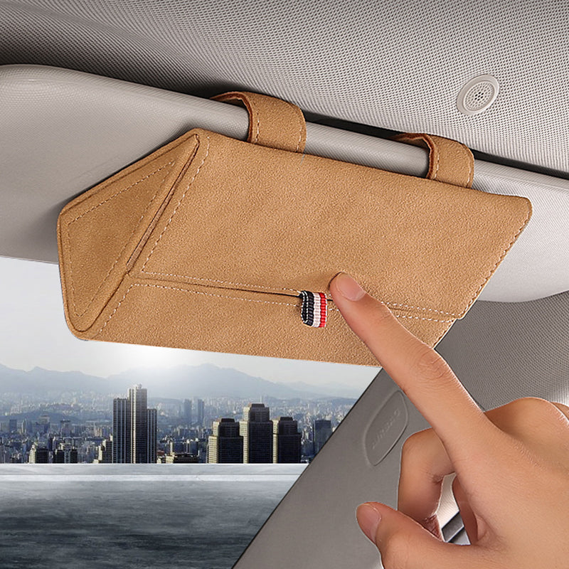 Boîte de rangement pour lunettes de voiture