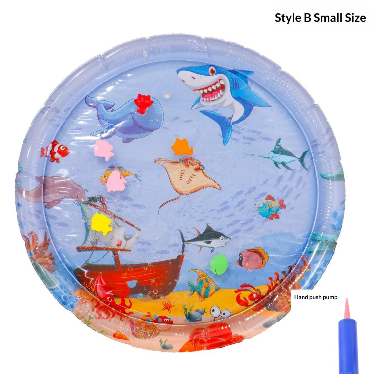 Épaisseur de poisson marin Coussin de jouet de tapis d'eau