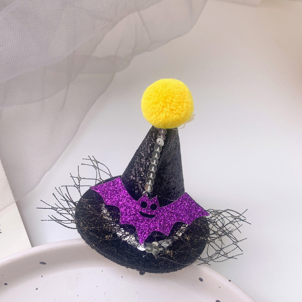 Rôle des enfants Jouer Halloween drôle Chapeau de citrouille Barrettes
