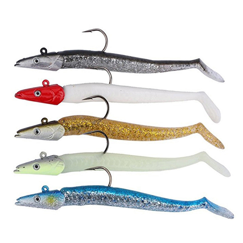 Lumineux Road Sub Soft Bait avec crochet de poisson