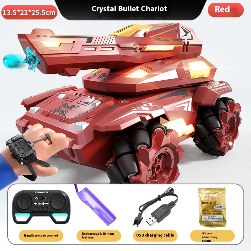 Armured Stunt Water Bomb Tank Children Toy Remote Control Car