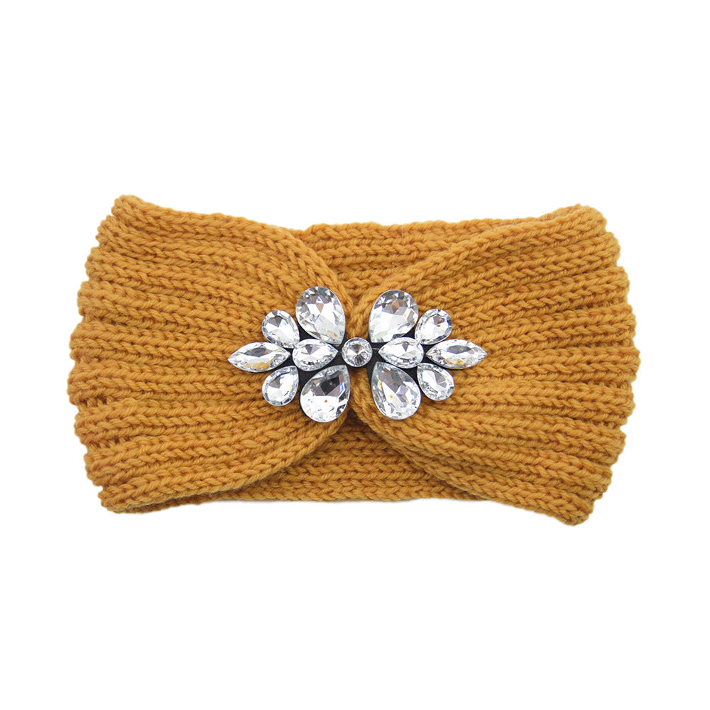 Exercice de lavage du visage Yoga Bandeau de laine chaude