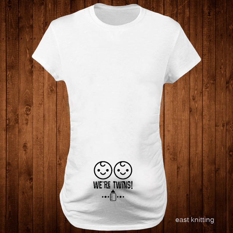 T-Shirt à manches courtes pour femmes haut confort de maternité