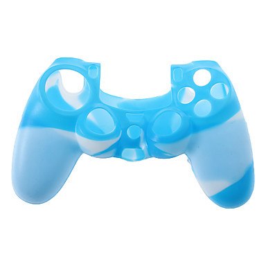 Camouflage Silicone Protection antidérapante Cas de peau Green Style Joystick Case pour PS4 Contr