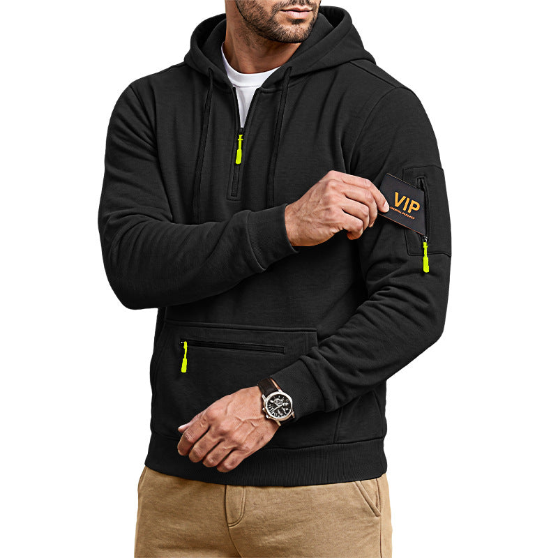 Sweatshirt de sport décontracté plus grand homme