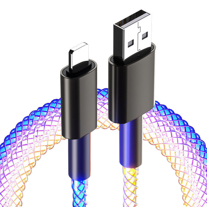 RGB Charge de câble de données couleur magique