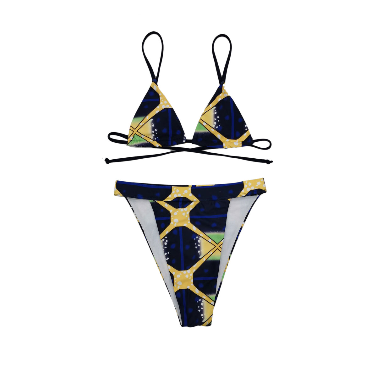 Bikini à dentelle rétro