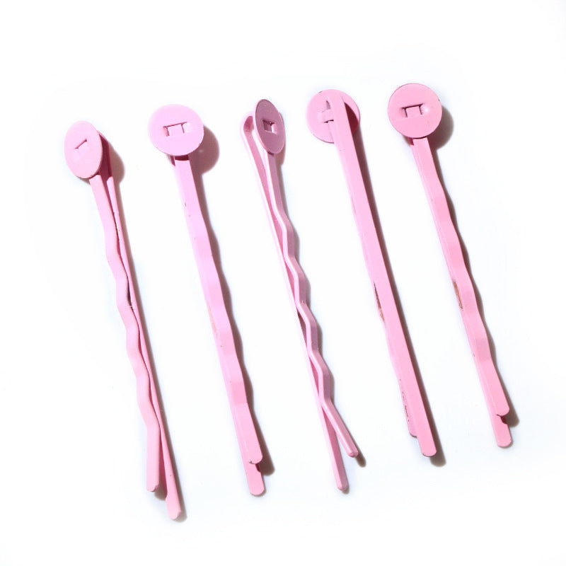 Candy Color Band Plateau Clip Internet Célébrité Petit épingle à cheveux Handmade Accessoires de cheveux 14g