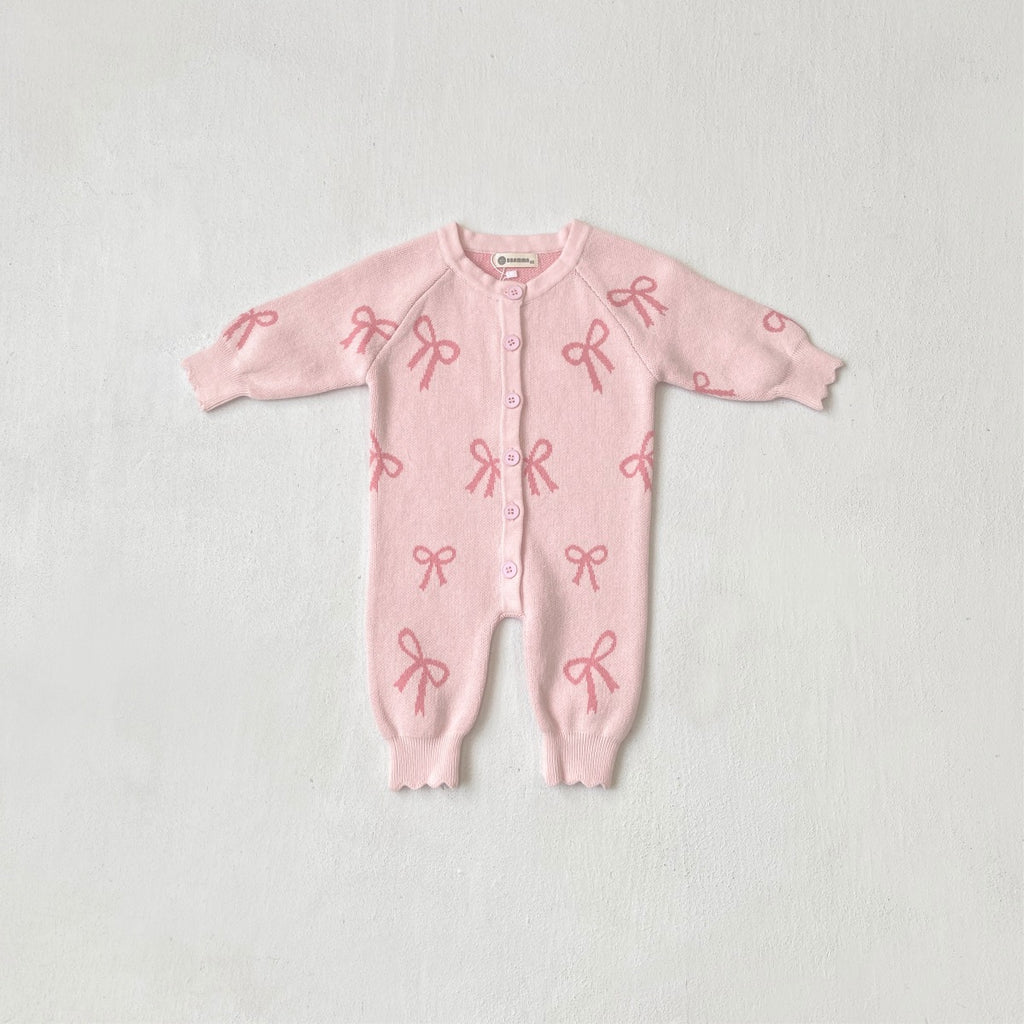 Rompeur de Chandail Bébé avec Haut en maille Bow