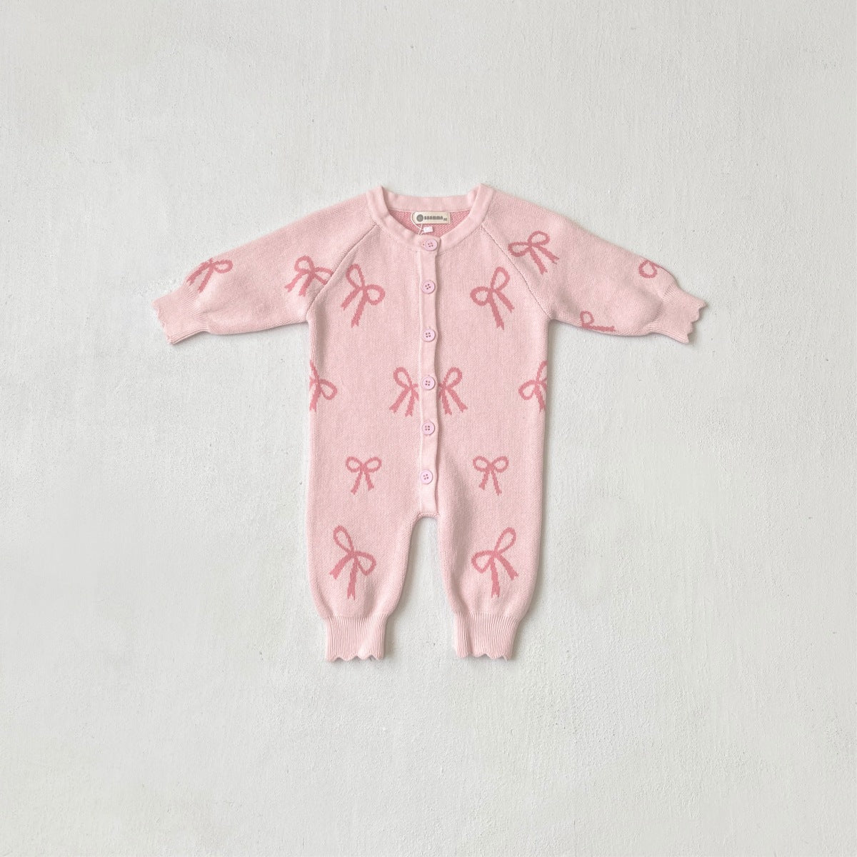 Rompeur de Chandail Bébé avec Haut en maille Bow