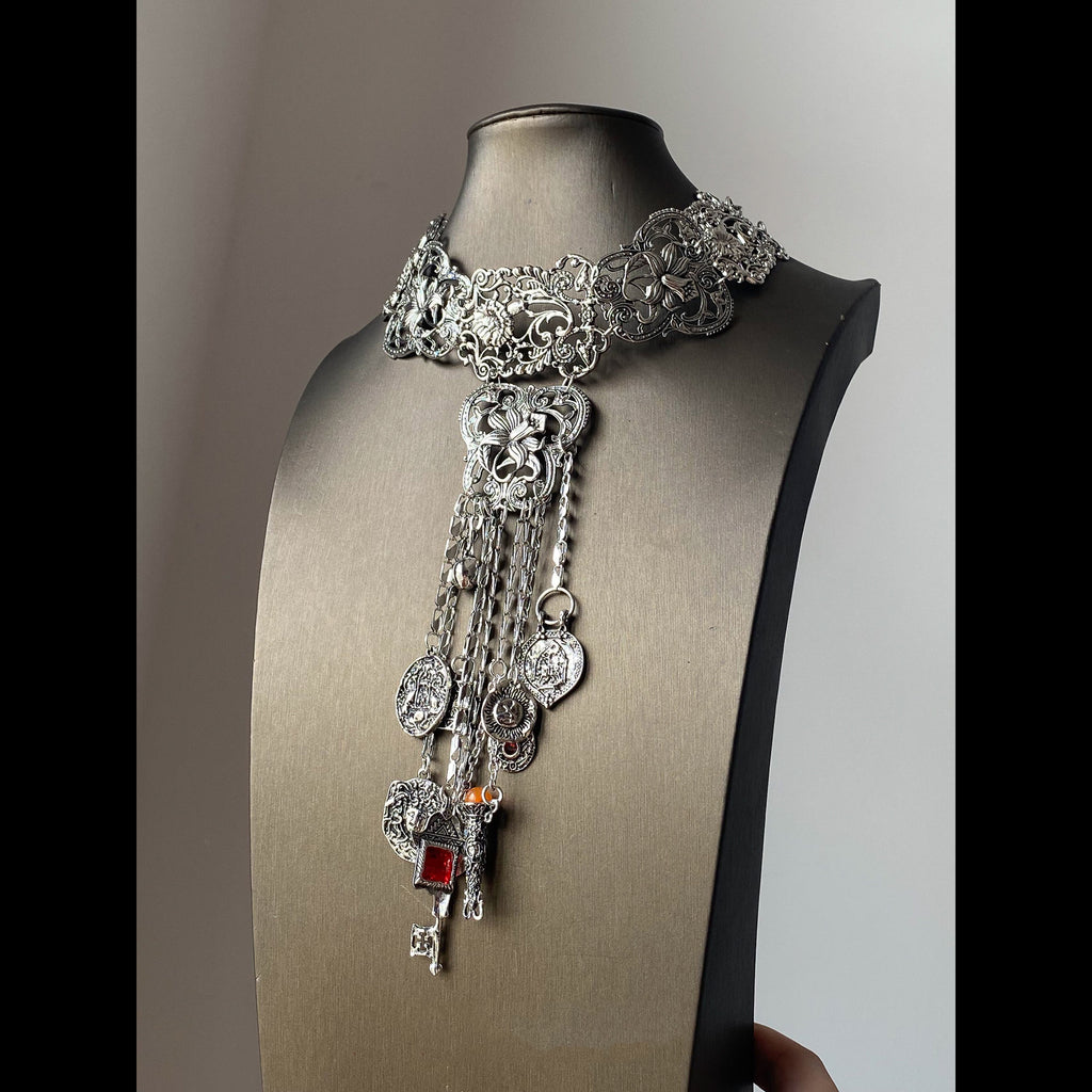 Collier en métal de style ethnique bohème