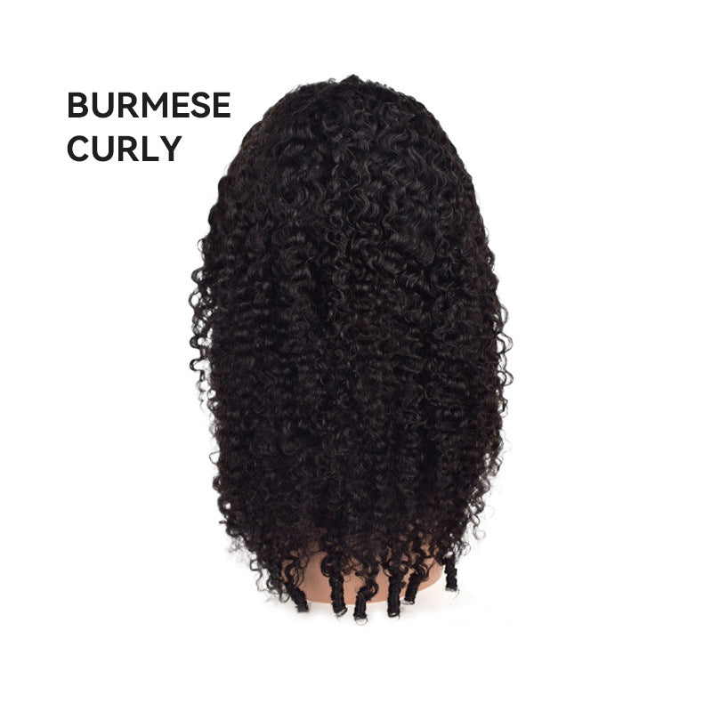 Perruque de cheveux humains Perruque pleine tête