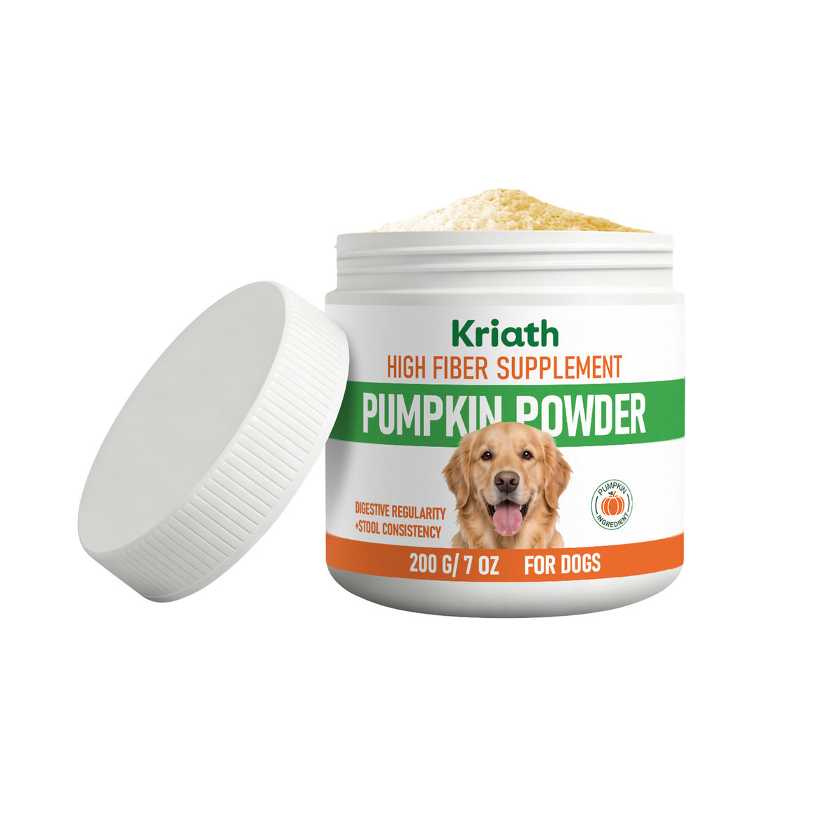 Poudre de citrouille pour chien
