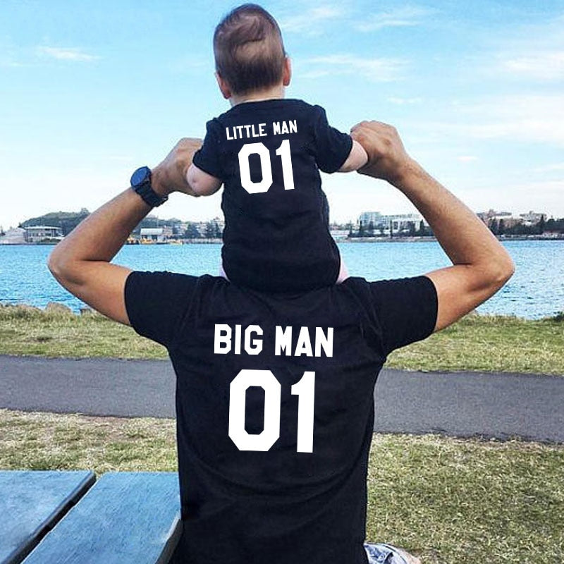 T-shirt en coton parent-enfant