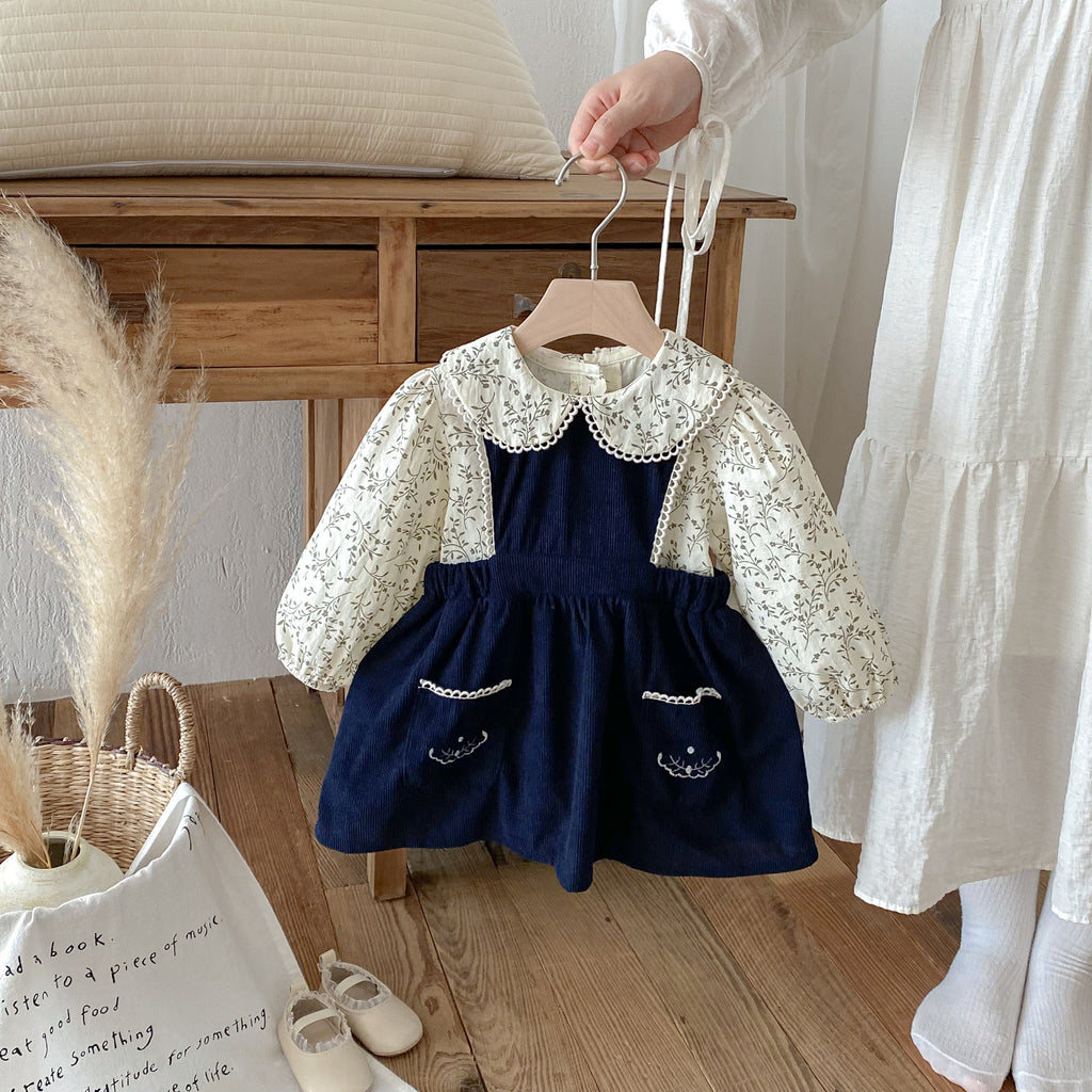Robe de Veste en deux pièces à imprimé floral