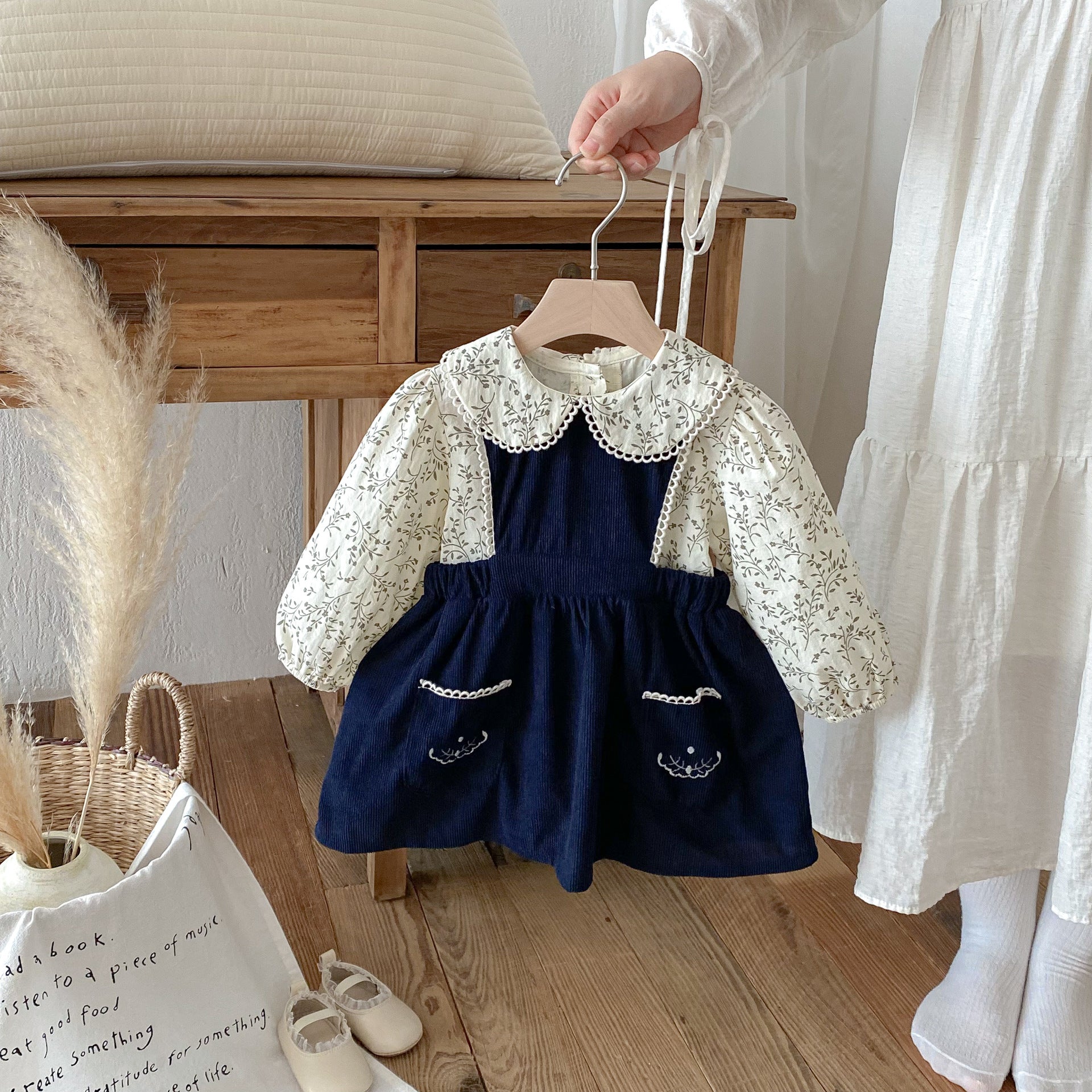Robe de Veste en deux pièces à imprimé floral