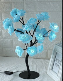 Lampe à arbre LED Rose Petit arbre lampe de modélisation lampe de table