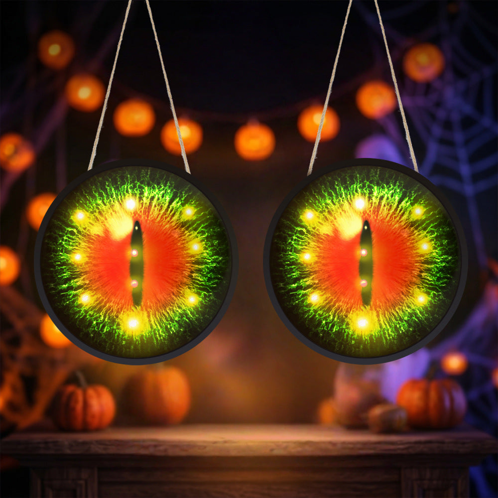 Étiquette d'oeil Glowing LED d'Halloween