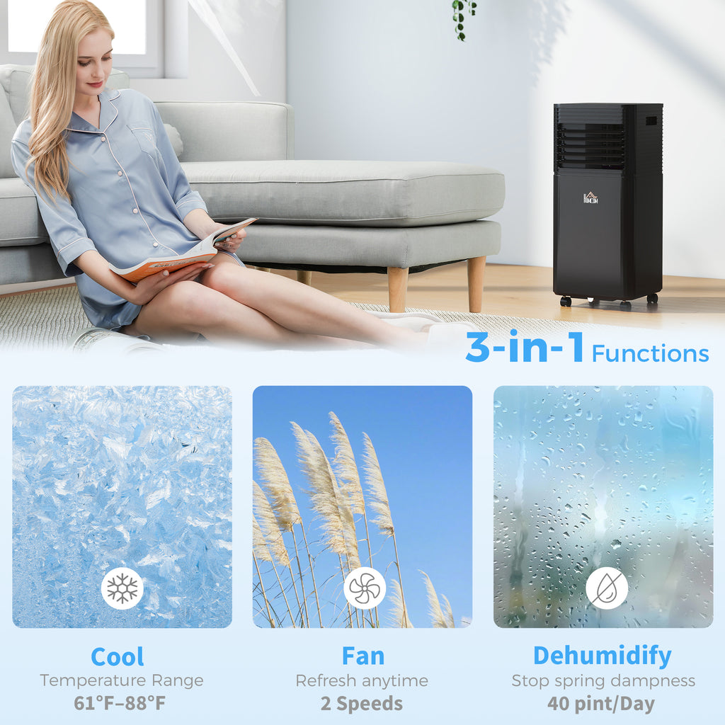 10000 BTU Climatiseur portable avec déshumidificateur