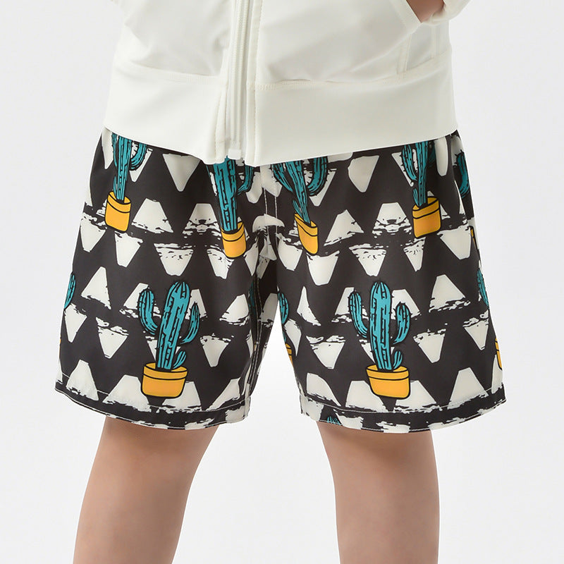 Short de plage pour enfants boxer maillots de bain