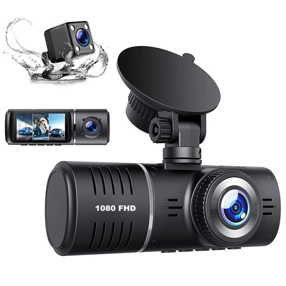 Surveillance HD de l'enregistreur de conduite à trois dossiers