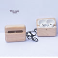 Boîtier d'écouteur Bluetooth en bois