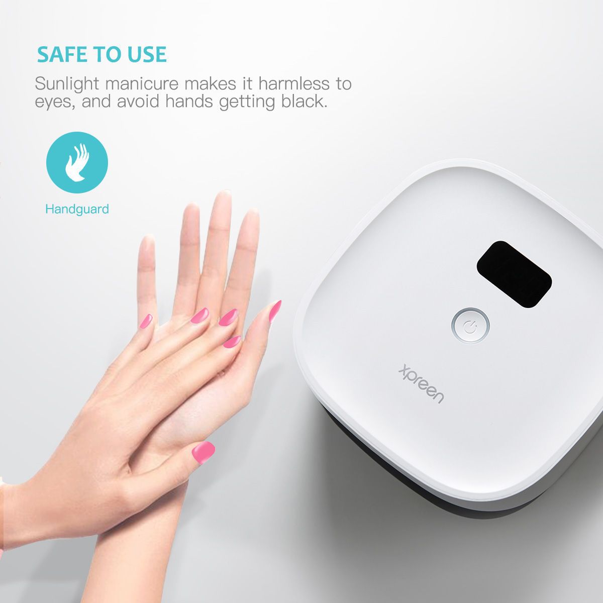 Machine de photothérapie sans fil pour recharger les ongles