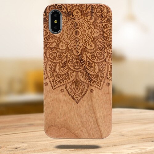 Boîtier de téléphone mobile en bois