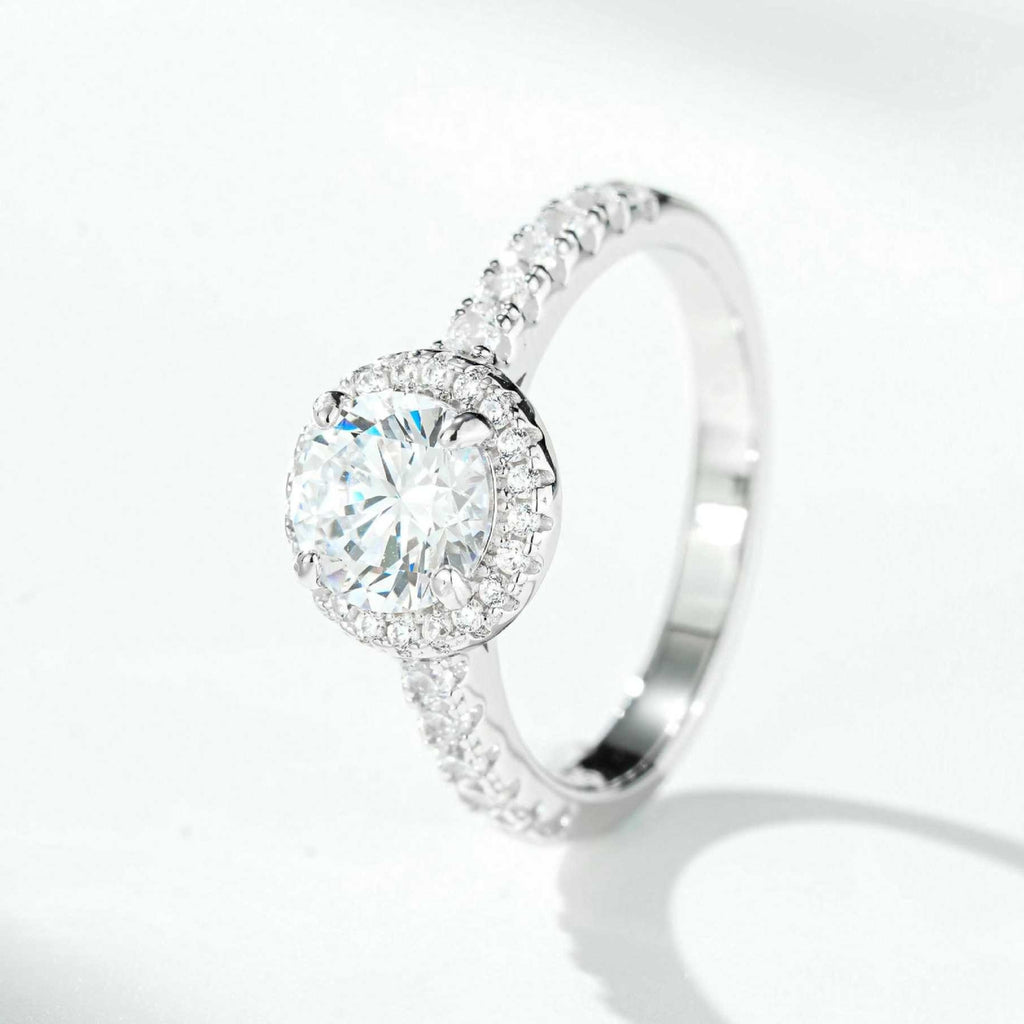 Lunette ronde 1 carat pour femme