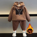 Vêtements d'hiver Sweater polaire Vêtements de sport épaississants Ensemble de deux pièces