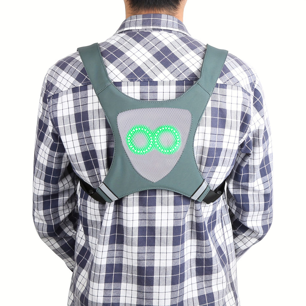 Sac à dos LED coloré et élégant avec effets d'éclairage dynamique synchronisés de la musique