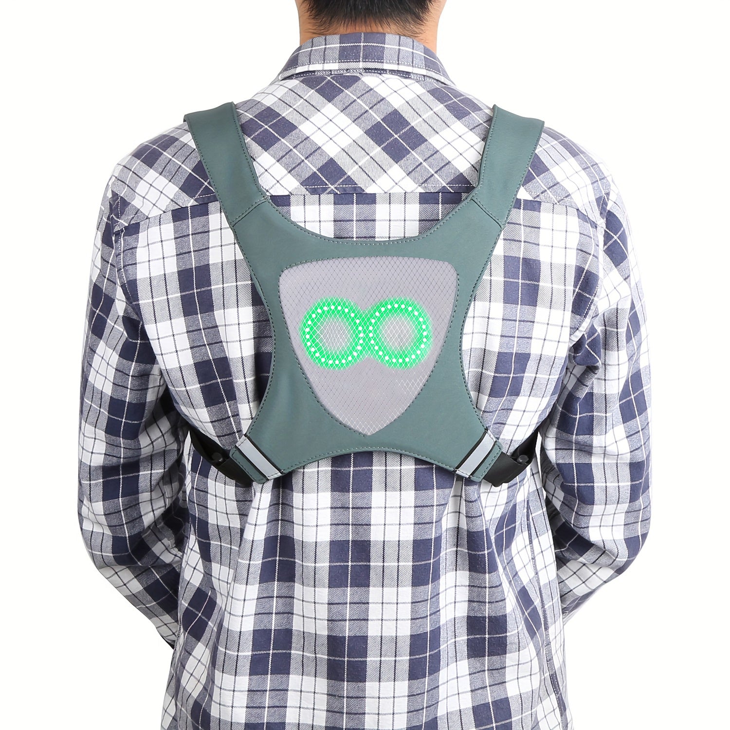 Sac à dos LED coloré et élégant avec effets d'éclairage dynamique synchronisés de la musique