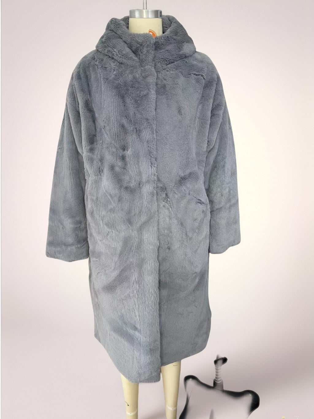 Manteau à capuche en peluche, épaissé, pour femmes