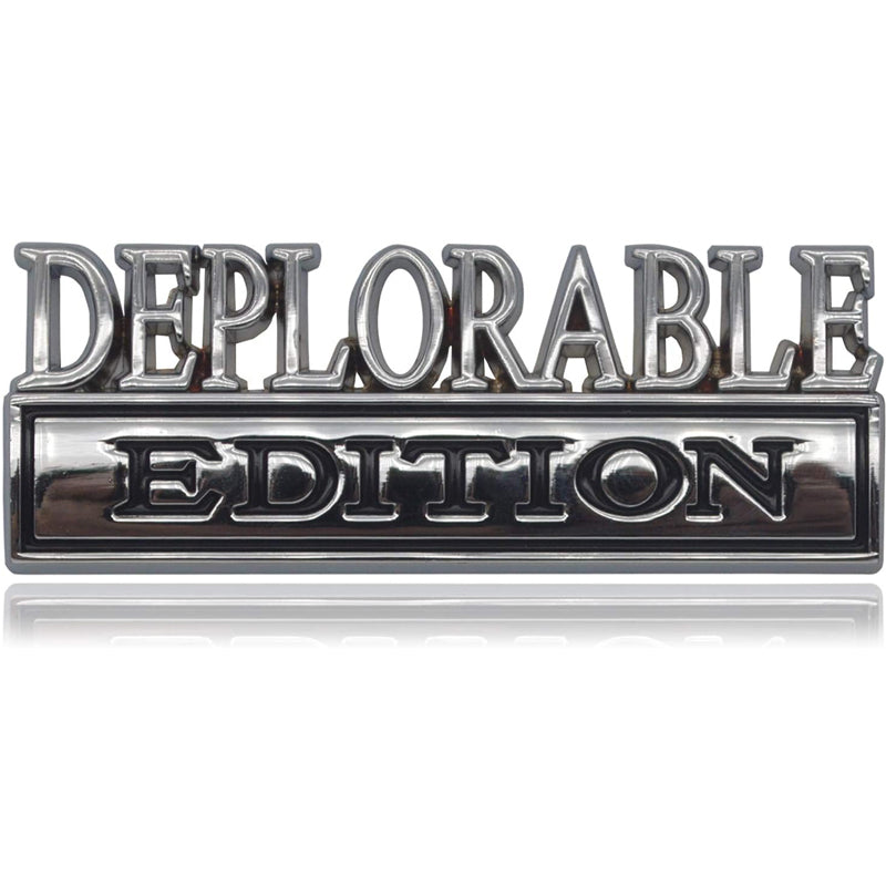 2pcs Depllorable Edition Emblems
