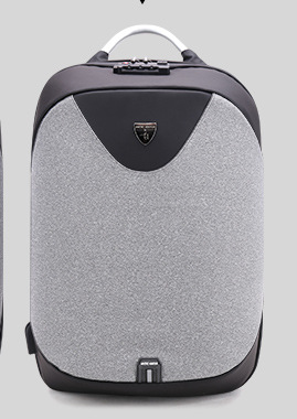 Sac à bandoulière double homme multi fonction antivol 15,6 pouces ordinateur packag