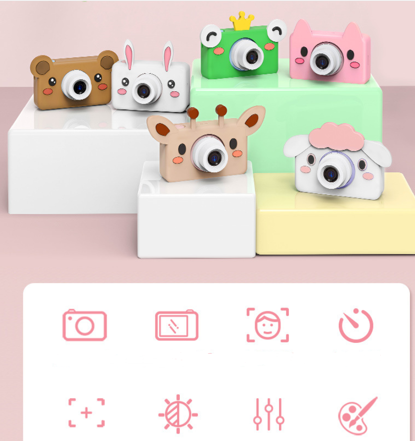 Caméra pour enfants super mignon Kaqiutong cadeau de la cinquième génération pour la journée des enfants