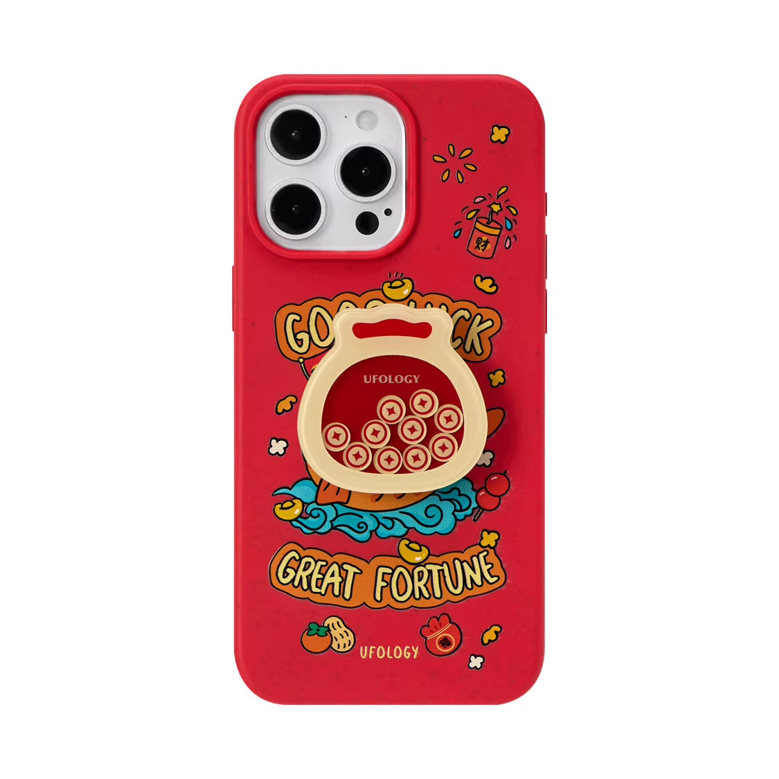 Cas de téléphone magnétique tout-couverture de style chinois