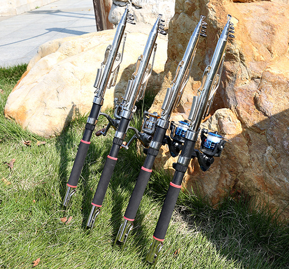 Bâton de mer automatique canne de pêche printemps super dur long s lancer bâton set engins de pêche supp