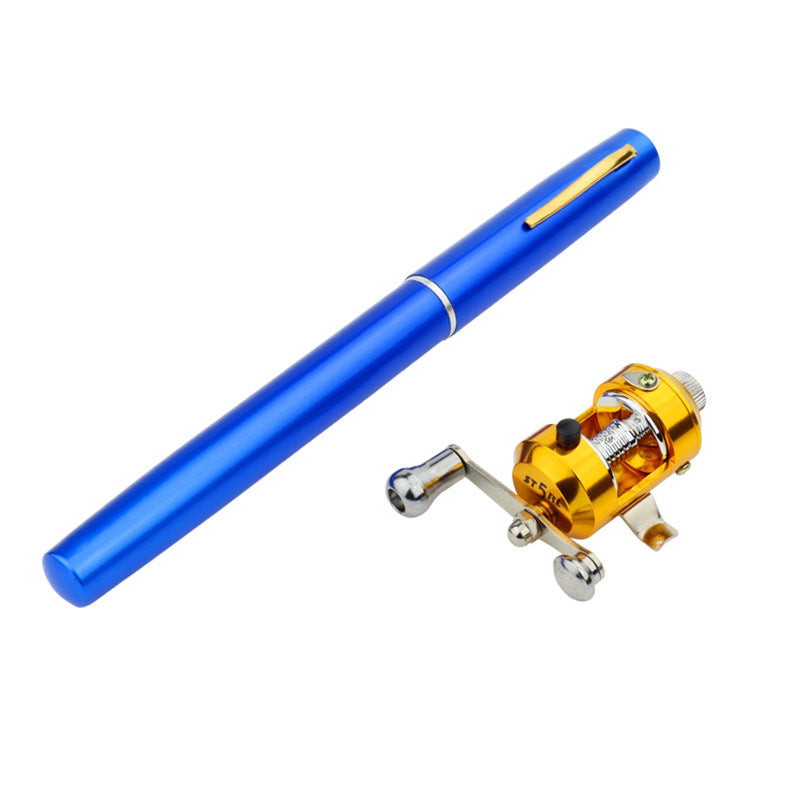 Véritable mini glaçon stylo de pêche canne de pêche canne de pêche avec batterie
