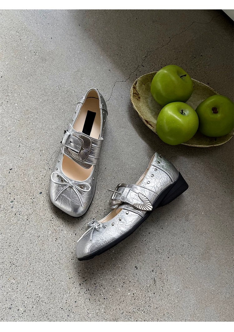 Chaussures Femmes Ballet d'été Style intérieur Hei