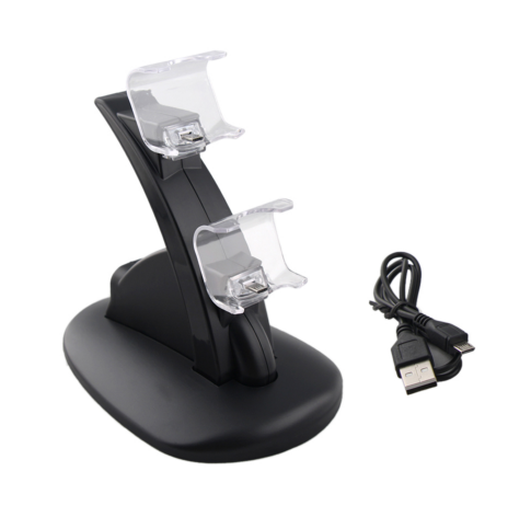 Support USB double charge dock USB charge dock station stand Avec câble de recharge USB ForPlay