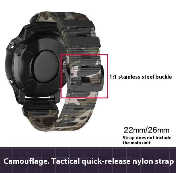 Bracelet en silicone imprimé respirant Camouflage