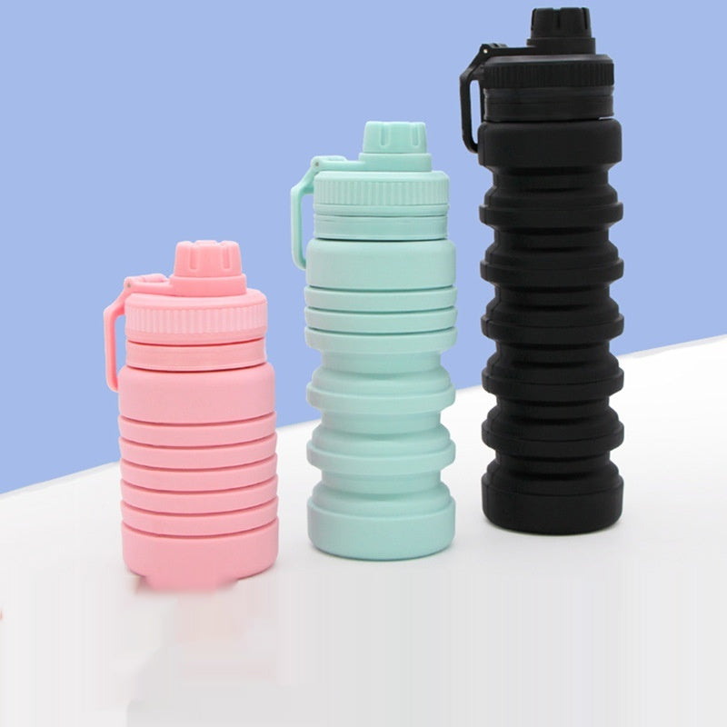 Bouteille d'eau pliable à grande capacité