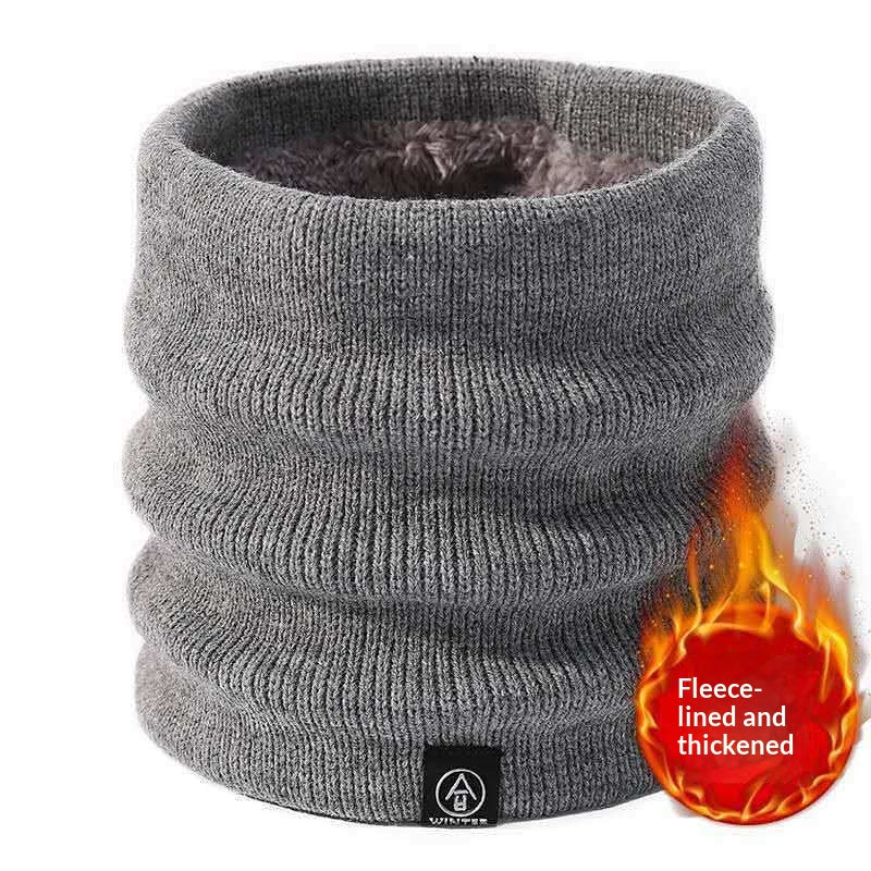 Écharpe de cou de laine polyvalente épaissée pour tour cervical
