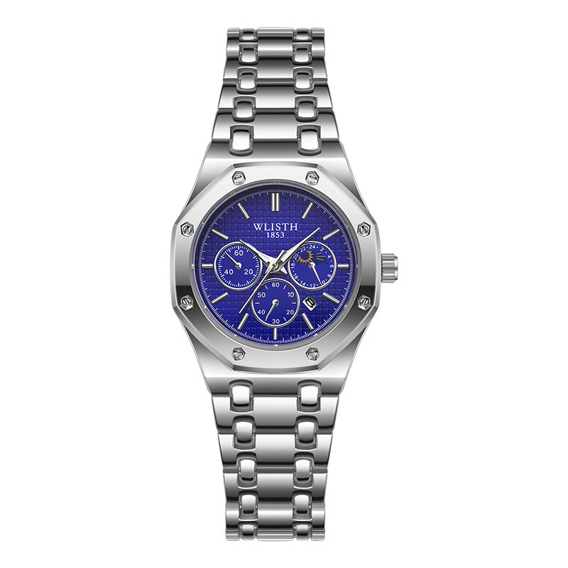 Calendrier des bracelets en acier lumineux pour montre pour femme