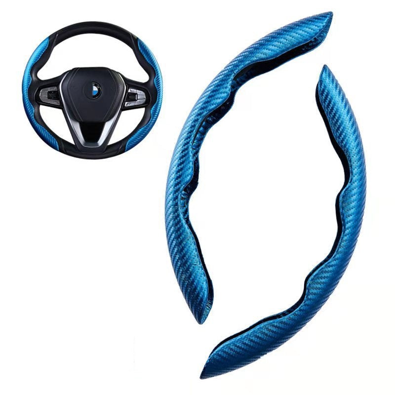 Furry Car Steering Wheel Cover All Seasons Non-Slip Decoration Gloves