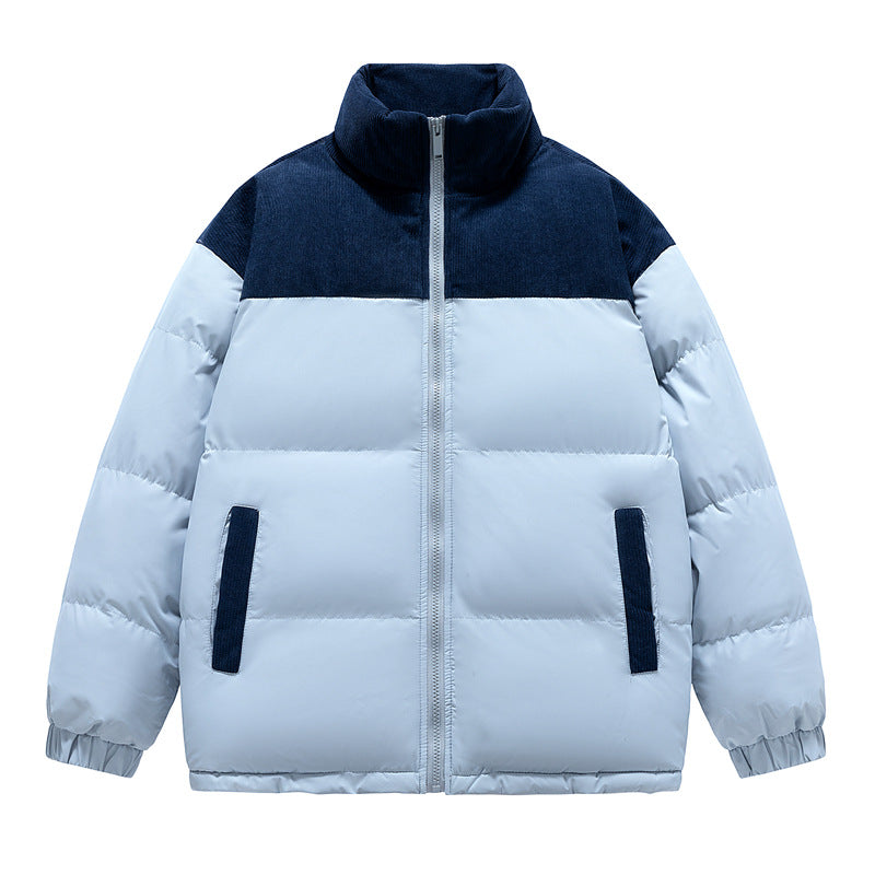 Hiver Homme Cotton Vêtements épais à capuche molle Coat rembourré