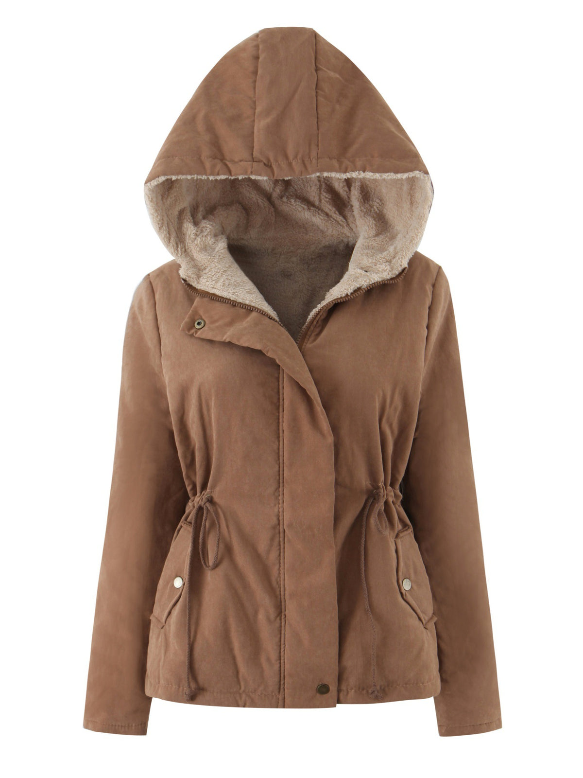 Manteau à capuche à capuche chaude pour femmes