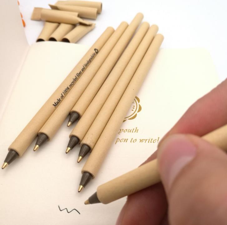 Stylo à tube en papier écologique