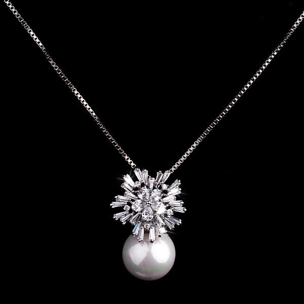 Collier en zircon perle